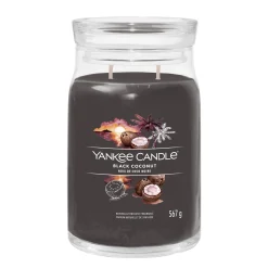 Geurkaars black coconut l jar