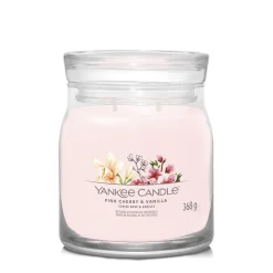 Geurkaars pink cherry & vanilla m jar