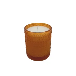 Geurloze kaars in getextureerd marrakesh glas