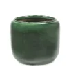 Glazed shades Pot costa m green d21h21