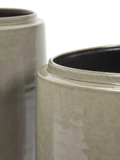 Glazed shades Sierpot l38xb38xh38 grijs