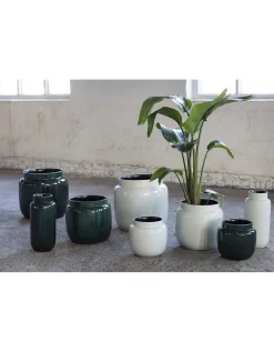 Glazed shades Sierpot l23xb23xh21 l.grijs