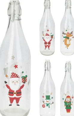 Glazen fles met beugel