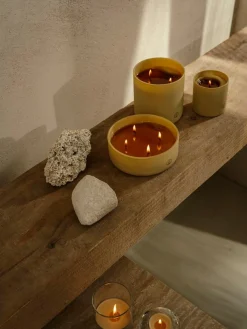 Glow geurkaars 4-wiek shimmering smile