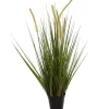 Gras m/kattest pot 75cm groen
