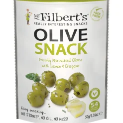 Groene olijven met citroen en oregano 50g