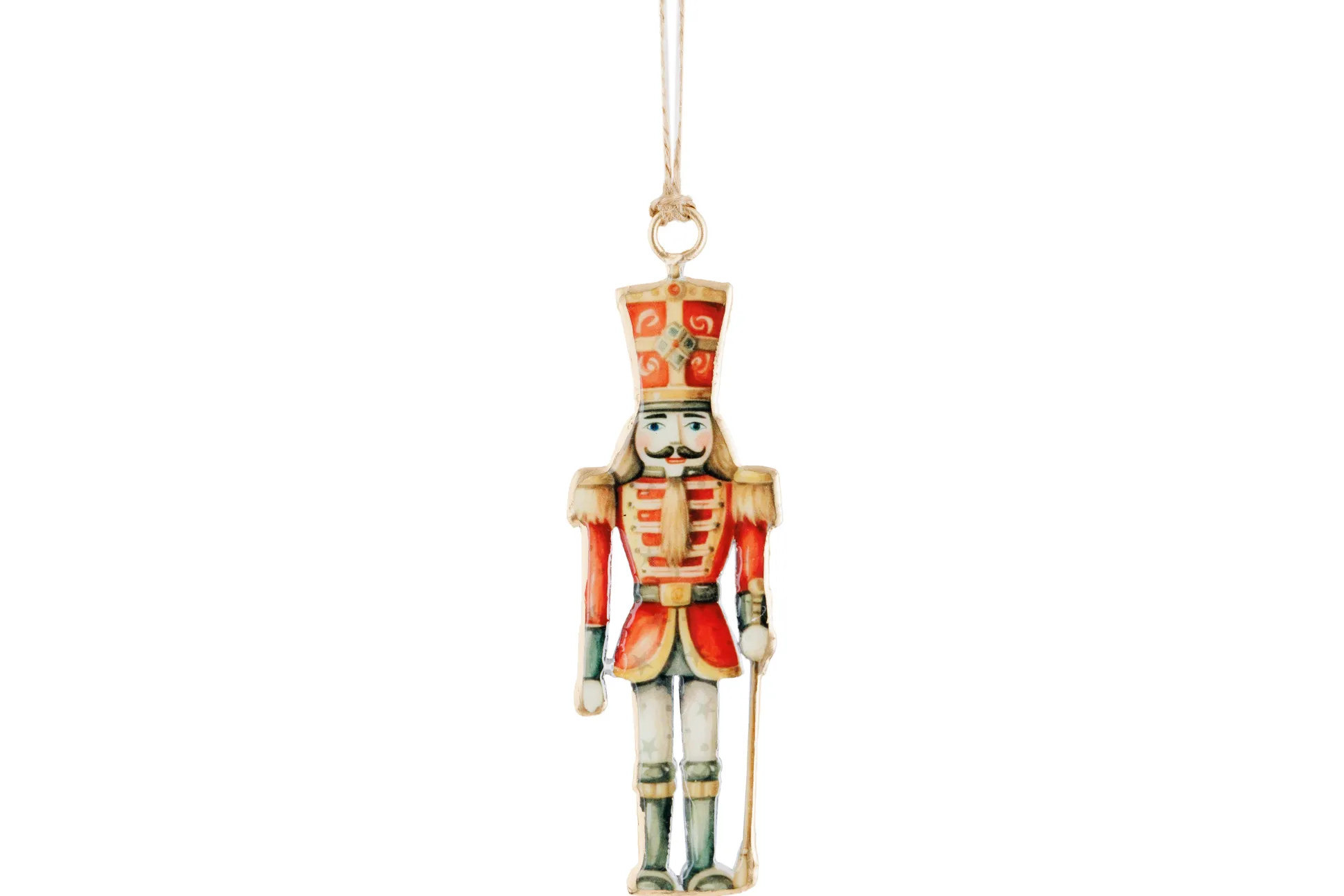 Hanger vintage nutcracker rood groen