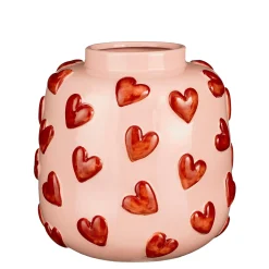 Hearts vaas - h28xd28,5cm