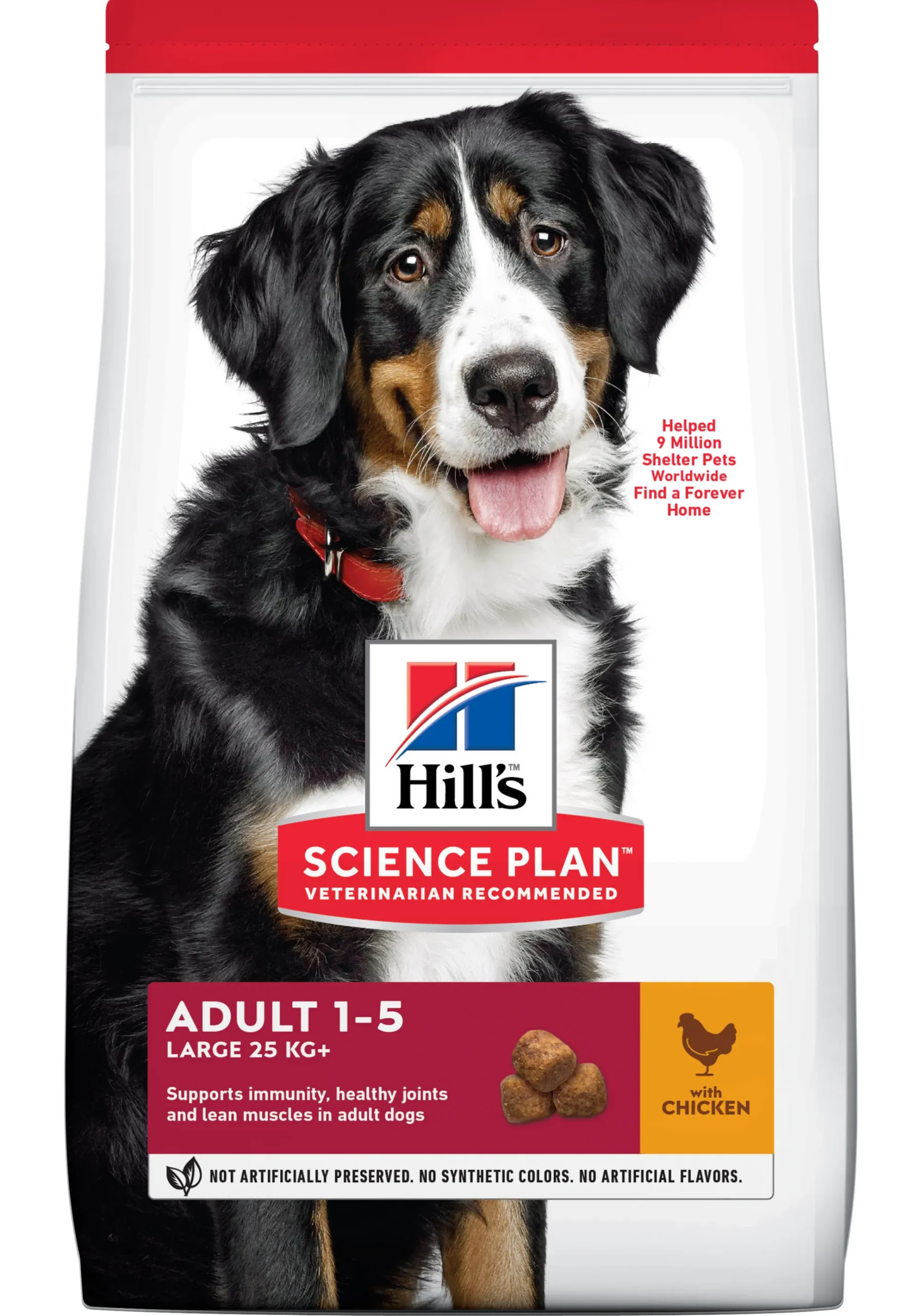 Hill's science plan adult large breed hondenvoer kip 2,5kg