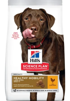 Hill's science plan adult healthy mobility large breed hondenvoer kip 12kg