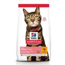 Hill's science plan adult light kattenvoer kip 1,5kg