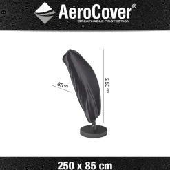 Hoes zweefparasol h250x85cm