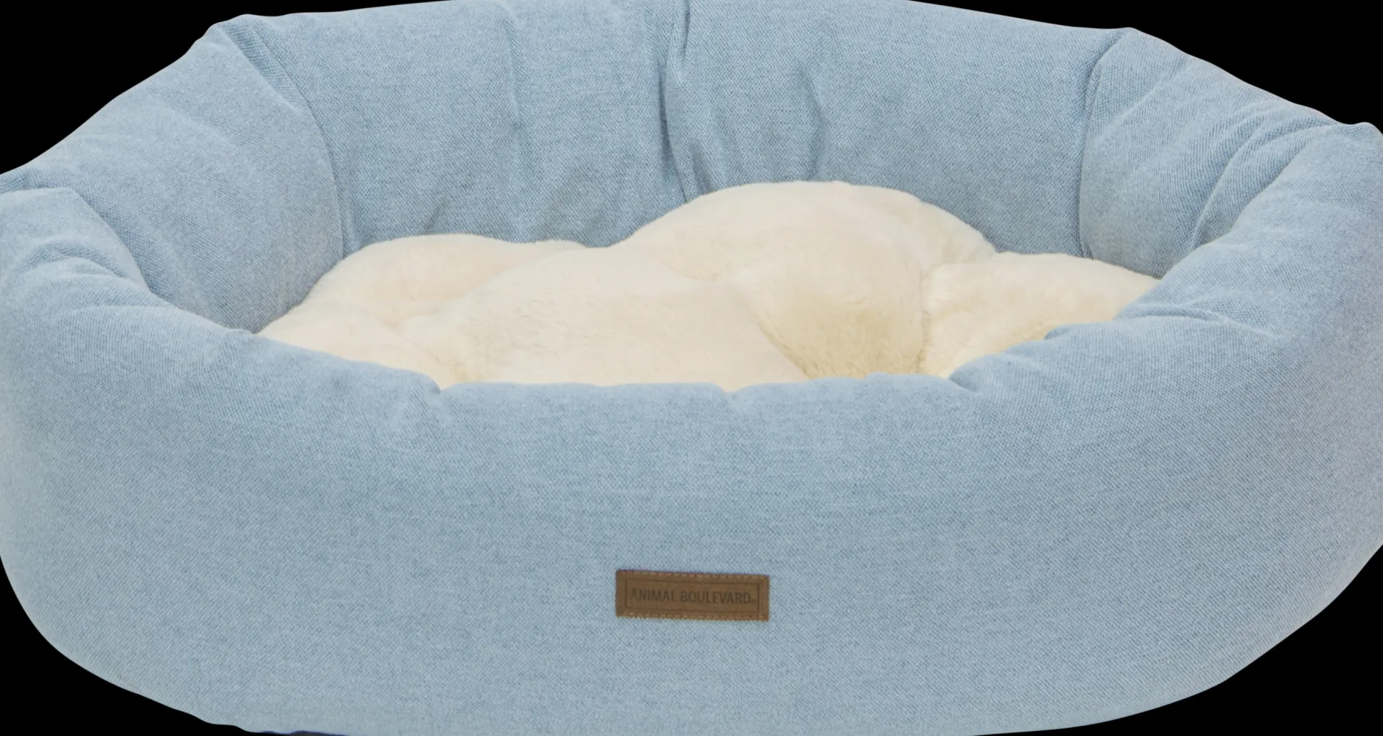 Hondenkussen ovale mand met plush kussen sunset-xs