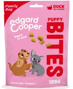 Hondensnack treats bites met eend en kip voor pups