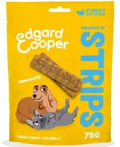 Hondensnack treats snuggle up strips met kalkoen en kip