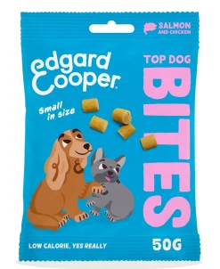 Hondensnack treats top dog bites met zalm en kip