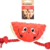 Hondenspeeltje bubto watermeloen met touw