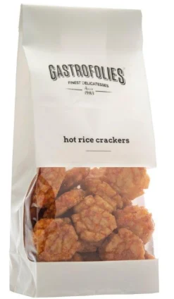 Hot rice crackers