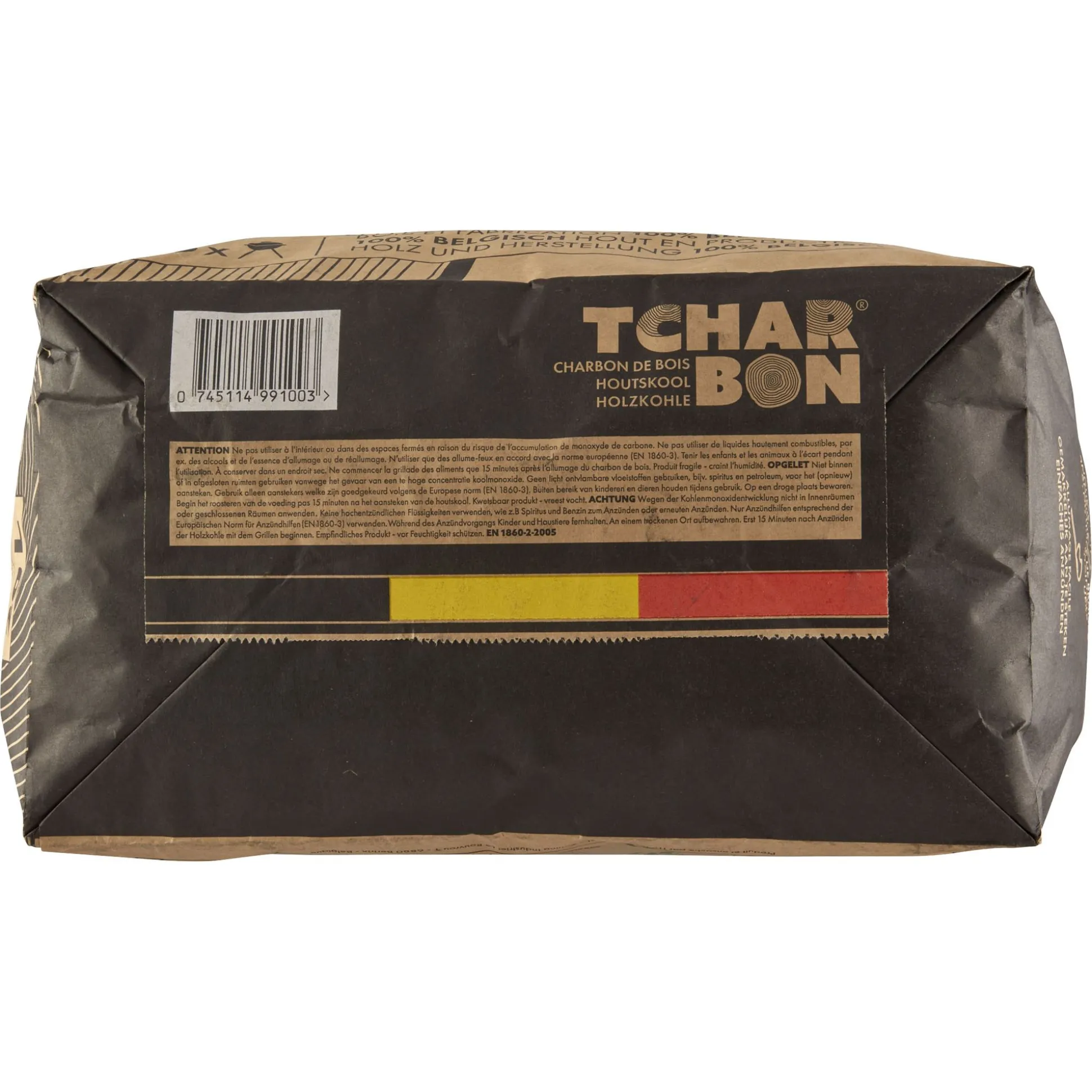 Houtskoolzak 100% belg 3kg