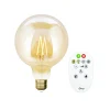 Idual filament bulb g125 e27 806lm ambergoud + remote