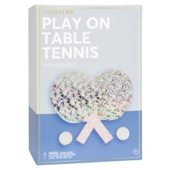 Inflatable games play on table tennis holographic