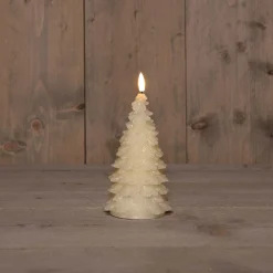 Kaars kerstboom wax 3d vlam