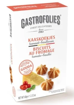Kaaskoekjes tomaat & basilicum