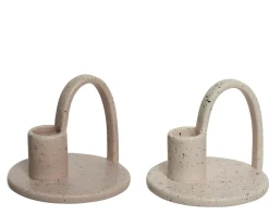 Kandelaar porselein 9cm