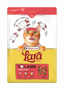 Kattenbrokken lara adult with lamb 1,9kg