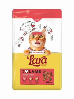 Kattenbrokken lara adult with lamb 950g