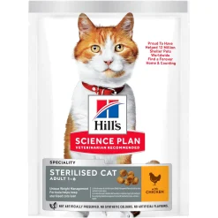 Kattenbrokken science plan sterilised cat adult met kip
