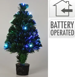 Kerstboom 45cm fiber optic