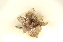 Kerstster op clip vanille