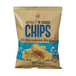 Kettle cooked chips seasalt