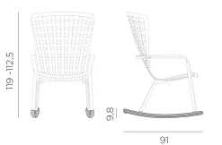 Kit folio rocking tabacco