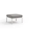 Komodo pouf bianco grigio
