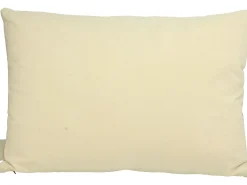 Kussen takken velvet ivoor 40x60cm