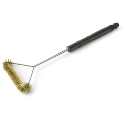 Lange spiraalborstel zwart 52cm