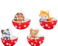 Led dier acryl steady batterij