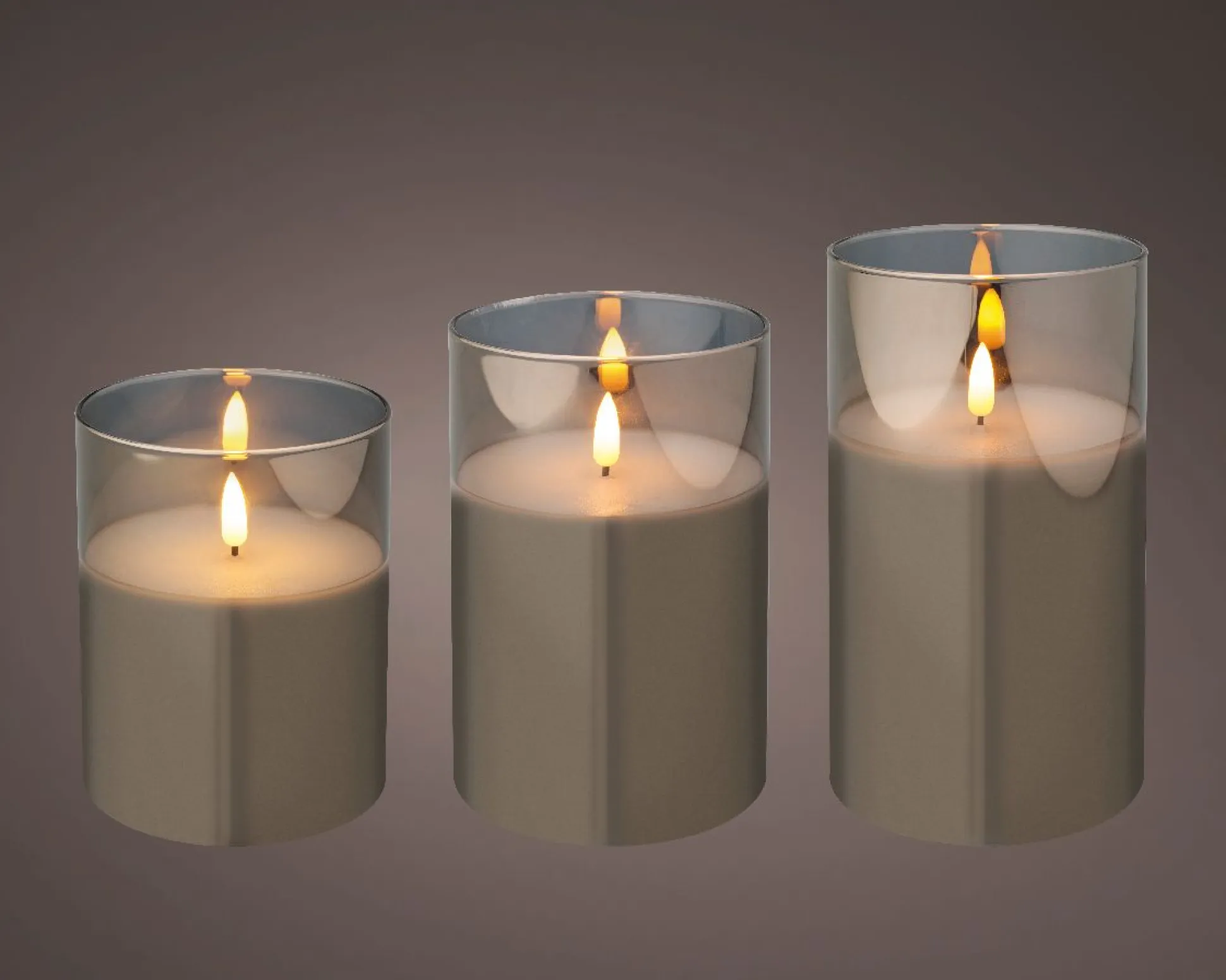 Led kaars glas steady batterij