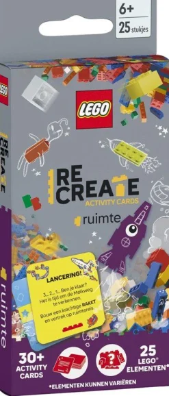 Lego recreate activity cards: ruimte