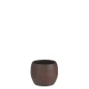 Lester pot rond roest stone - h12xd14cm