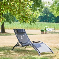 Ligbed Firenze zwart/zwart