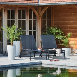 Ligbed Hydra zwart/zwart