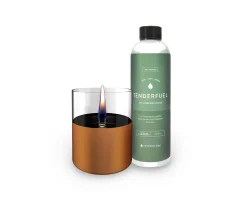 Lilly 10 kaars met fles van Tenderfuel organic navulolie 500ml