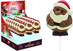 Lolly kerstman chocolade