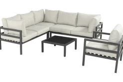 Mallorca loungeset licht grijs