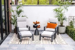 Max verstelbare relaxfauteuil met voetenbank