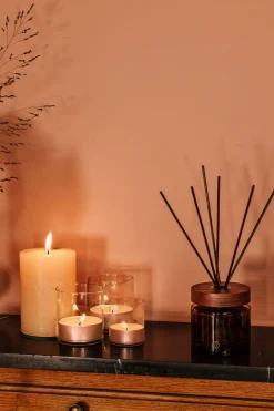 Maxi geurtheelichten roségouden cup nighttime nostalgia