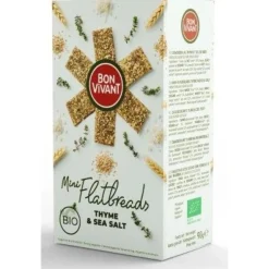 Mini flatbreads tijm & zout